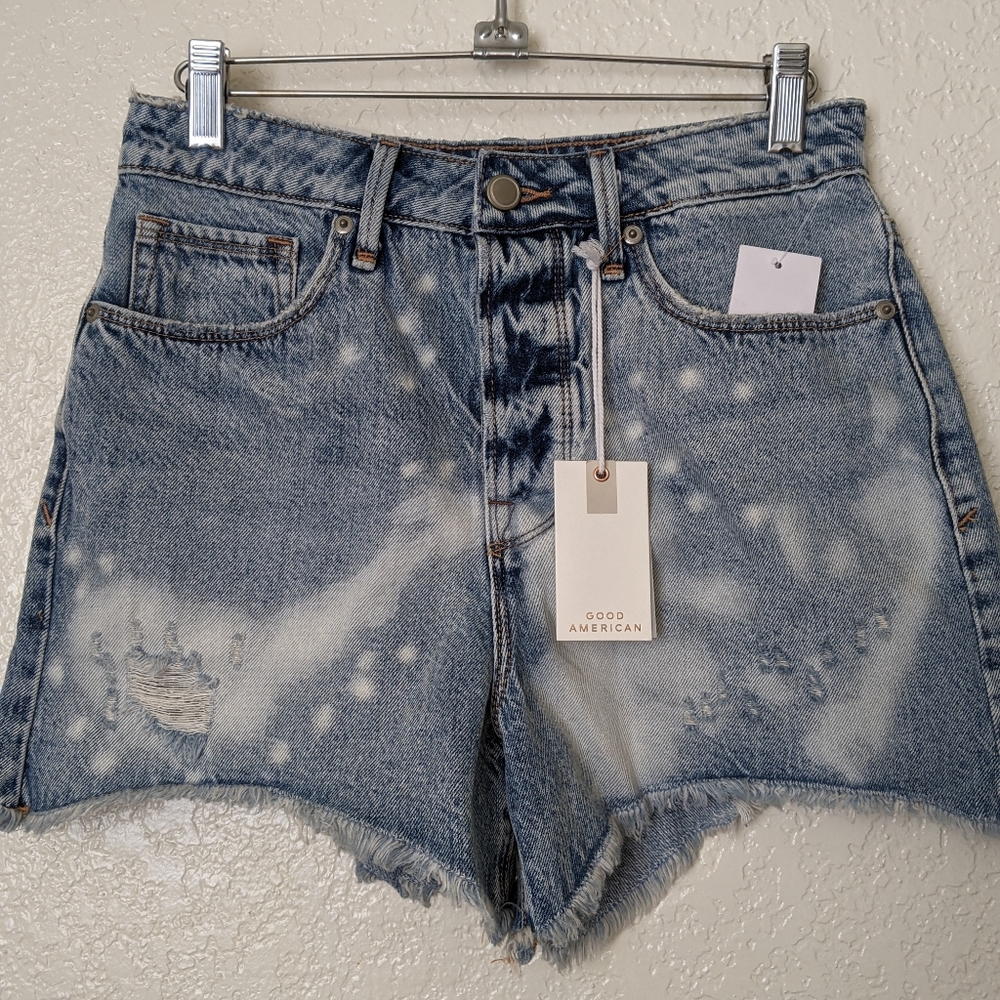 Good American Bombshell Cut Off Shorts Size 2/26